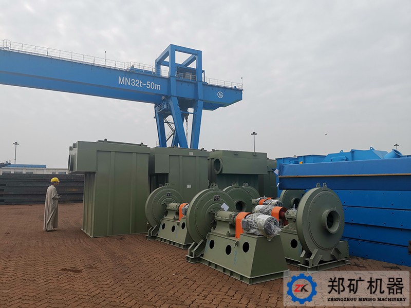 也門時(shí)產(chǎn)70噸水泥粉磨站安裝現(xiàn)場