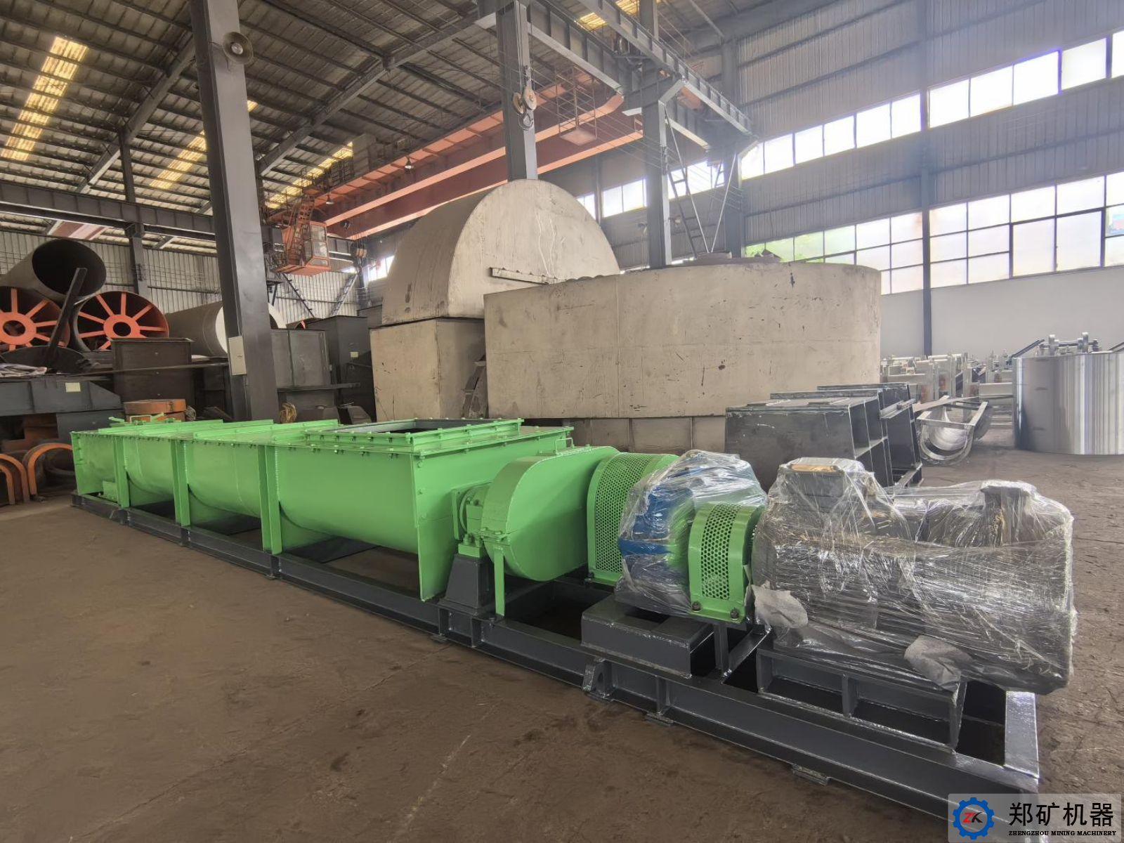 熱烈祝賀寧波ZJ400×5m雙軸攪拌機設備交貨完成！